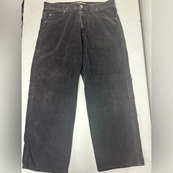 Mavi Jeans Mens 170 Max Mid Rise Straight Leg Black Corduroy Pants Size 36X 28 - Picture 1 of 12